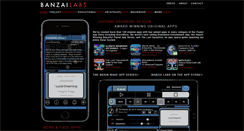 Desktop Screenshot of banzailabs.com